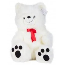 High Quality White Plush Stuff Teddy Bear - 23 Inches