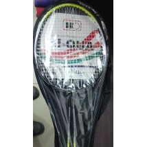 Medium Quality Badminton Rackets Pair With Net and Shuttle Cock