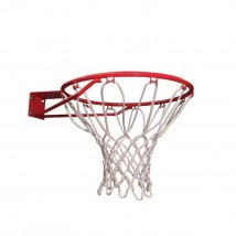 Metal Basketball Iron Hoop (Ring) with Net - 1 Piece