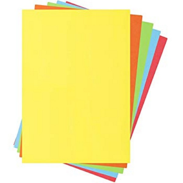 Pack of Light Yellow Colored Paper A4 80gsm