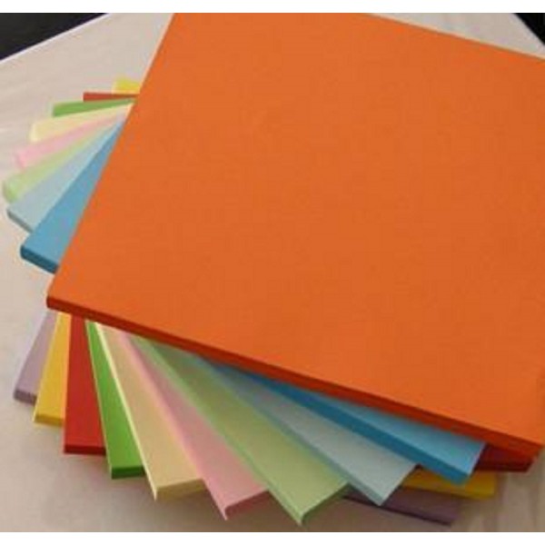 Pack of Orange Colored Paper A4
