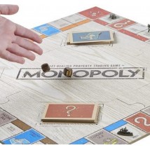Super High Quality Wooden Folding 2-in-1 Monopoly + Ludo Board Games