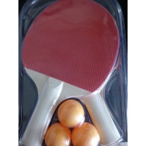 Table Tennis Rackets Set With Net + Balls