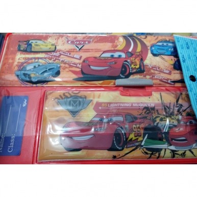 Large Button Cars fancy pencil box for kids