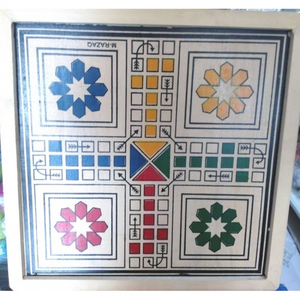 High Quality Medium size 4-player Wooden Ludo