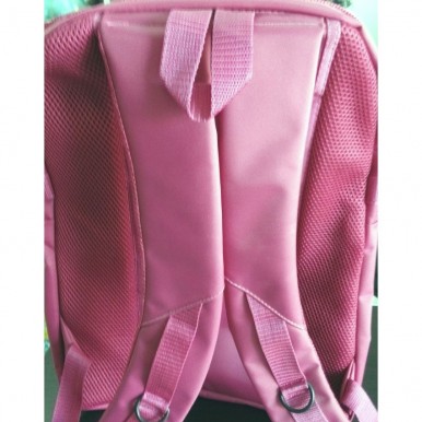 Fastrack Pink and Purple Super Quality Fabric School Bag