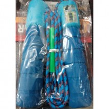 Skipping Jump Rope with Counter in Blue Color