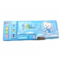 Small Button fancy pencil box for kids