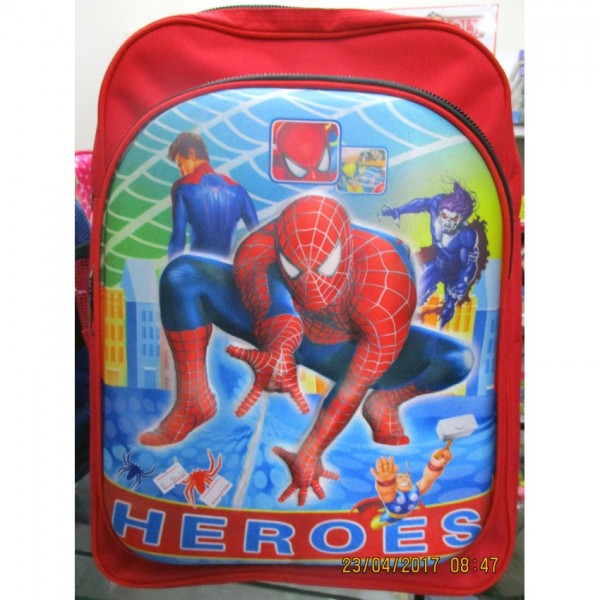 3D-Cartoon Character School Bag - large size