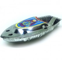 High quality painted Tin Pop-pop Boat
