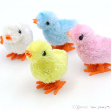 Pack Of 4 Wind Up Funny Walking Chick Toys For Kids