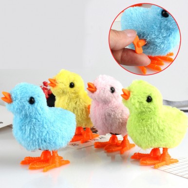 Pack Of 4 Wind Up Funny Walking Chick Toys For Kids
