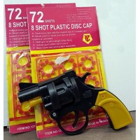The 72 shots Toy Gun for Kids (2 Packets of Shots)