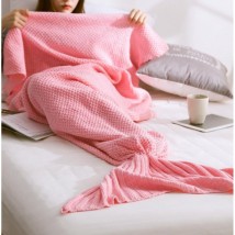 Summer Mermaid Super Soft Blanket - Pink 