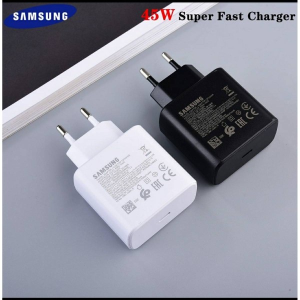 45W USB-C (Acceleration 2.0) Fast Charging Wall Charger White Samsung -  Buyon.pk