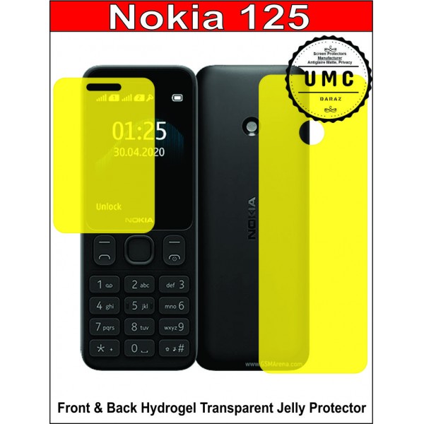 Nokia 125 Front & Back Protector Jelly