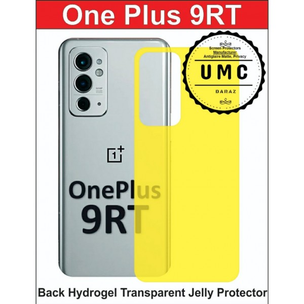 One Plus 9RT Back Protector Hydrogel Jelly-Clear - Buyon.pk