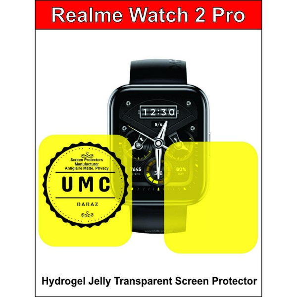 Realme_Watch Pro 2 Screen Protector Jelly Buyon.pk