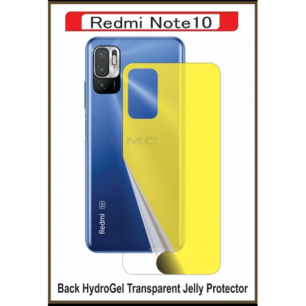 Redmi Note 10 Screen Protector Jelly & Back Protector Jelly Buyon.pk