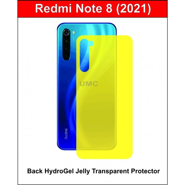 Redmi Note 8 () Back Hydrogel Jelly Clear & Camera Protector