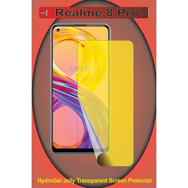 Relame_8 Pro Screen Protector Hydrogel Jelly Buyon.pk