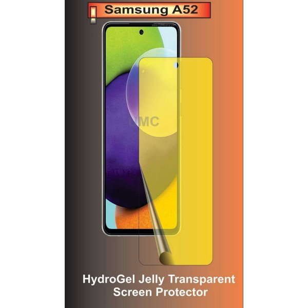 Samsung Galaxy A52 () Screen Protector Hydrogel Jelly Clear Buyon.pk