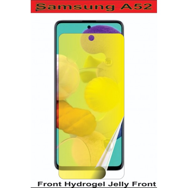 Samsung Galaxy A52 Screen Protector Hydrogel Jelly & Free Camera