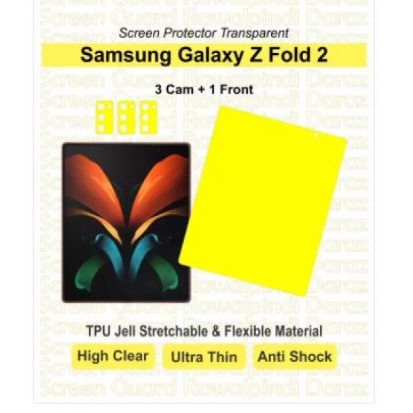 Samsung Galaxy Z Fold 2 Screen protector + 3 pieces of back cam lens