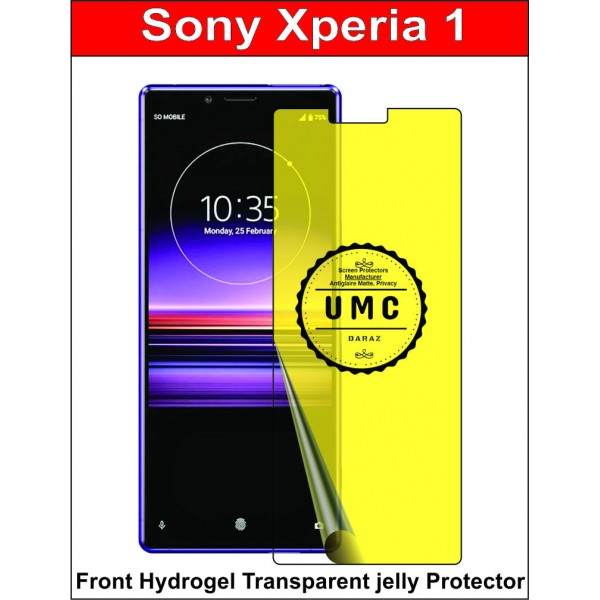 Sony Xperia 1 Screen Protector Hydrogel Jelly Clear