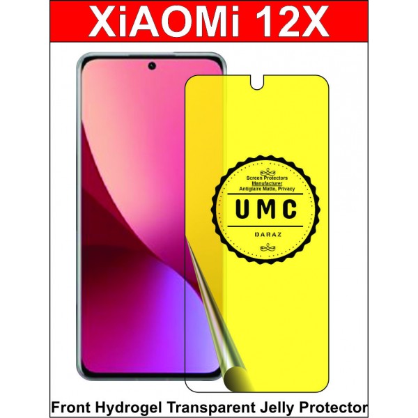 xiaomi 12x Screen Protector Hydrogel Jelly Clear - Buyon.pk