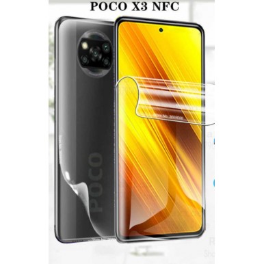 Xiaomi Poco X3 Front & Back HydroJelly Clear WIth Free Camera Glass
