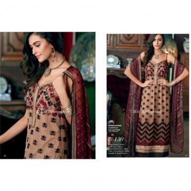 Embroided Chiffon Ladies Dress - Eid Collection 