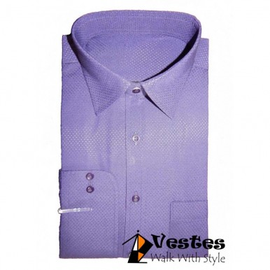strapless open back dress Light Purple Plain Shirt