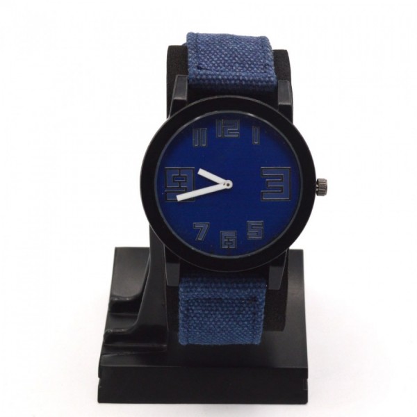 Blue Jeans Strap Watch For Men Buyon.pk