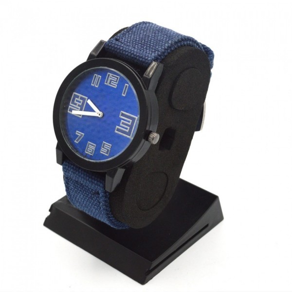 Blue Jeans Strap Watch For Men Buyon.pk