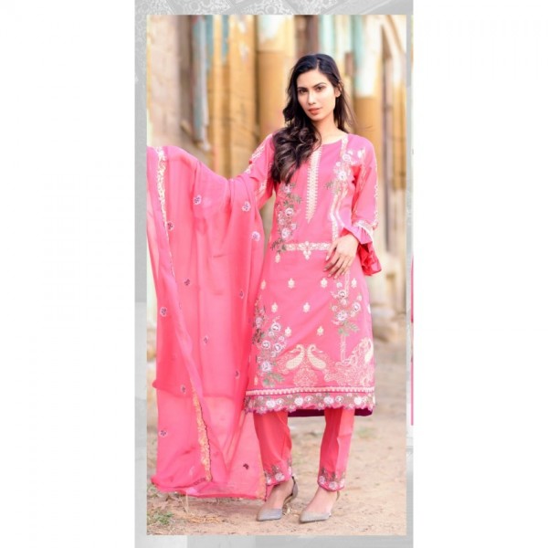 Hoorain Fatima Embroidered Lawn Collection  with Handwork by Mysoori - Design 05
