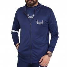 Blue Stripe Sports Jacket for Men