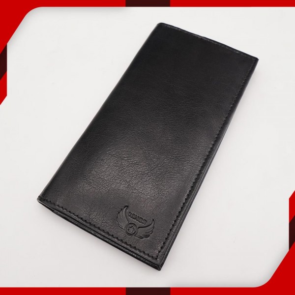 Cool Long Black Leather Wallet