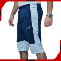 Panel White Sports Shorts for Men