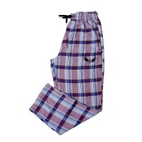 Purple Cotton Trouser For Men