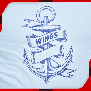 T-Shirt For Men Anchor White