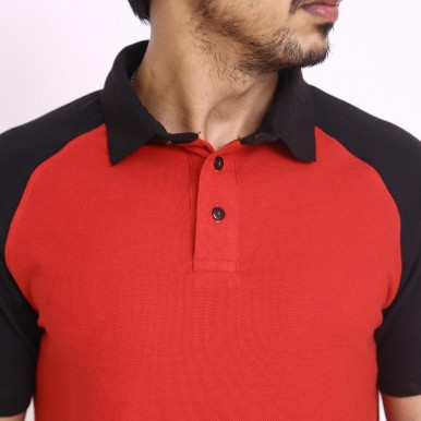 WINGS Polo Stylish Red Shirts for Men