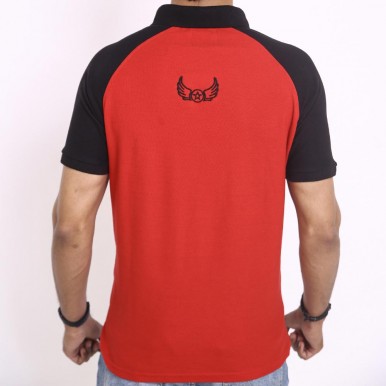 WINGS Polo Stylish Red Shirts for Men
