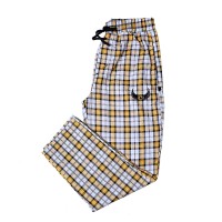 Yellow Cotton Trousers For Men