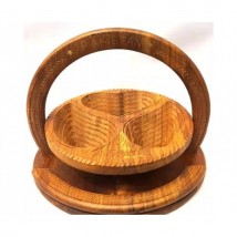 Wooden Dry Fruit Basket Wooden Handicrafts(sheeshum)