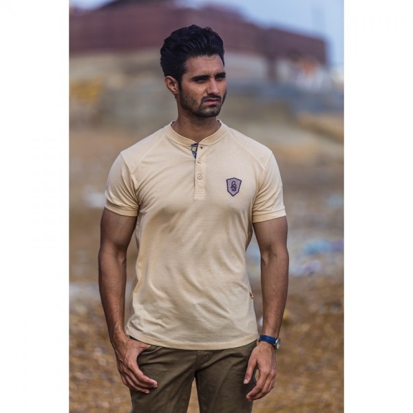 Basic Henley Short Sleeves BH03