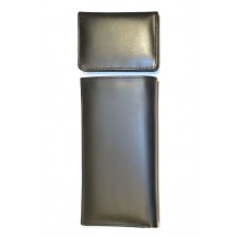 Genuine Leather Black Jacket Wallet and Cardholder Set