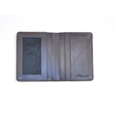 Brown Genuine Leather Wallet and Cardholder Set for Men