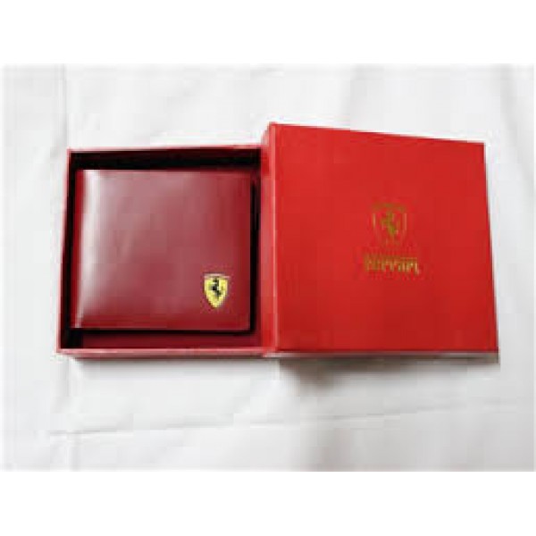 ferrari wallet red