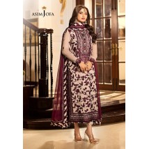 chiffon fully heavy shaneel embroidered front with heavy embroidered spengle work neckline with heavy 